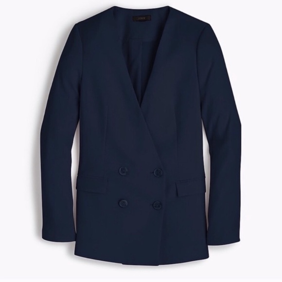 J. Crew French Girl Blazer in Navy - Picture 1 of 9
